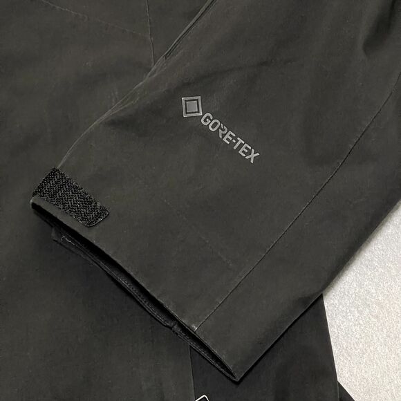 Patagonia Powder Bowl Jacket Womens Large Black Gore Tex RECCO MAC Ski Snowboard - Picture 2 of 16